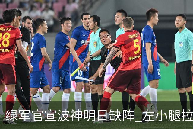 绿军官宣波神明日缺阵 左小腿拉伤或很快回归